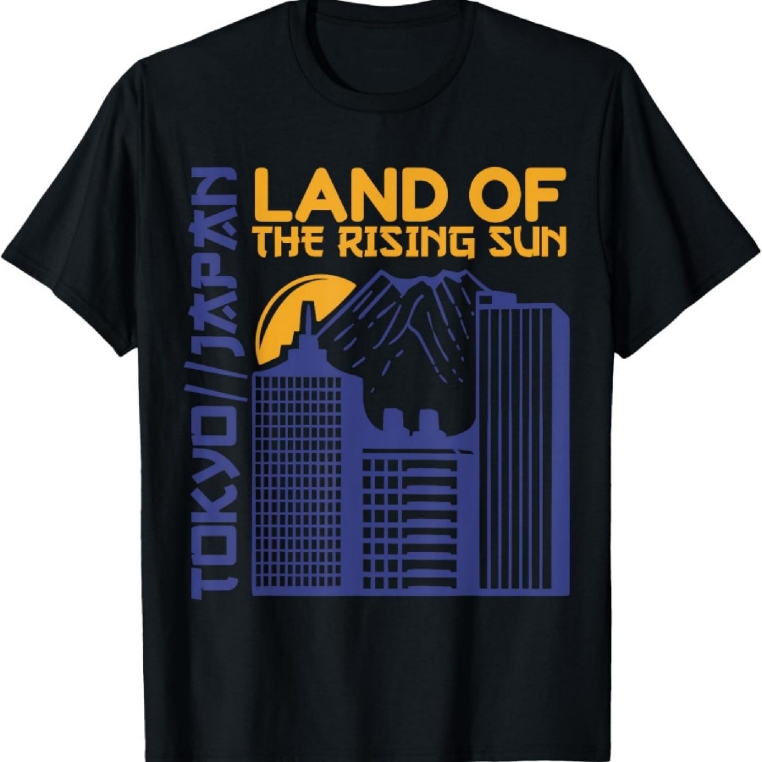 

Tokyo Japan Land Of The Rising Sun T-Shirt XXXXXL чорний
