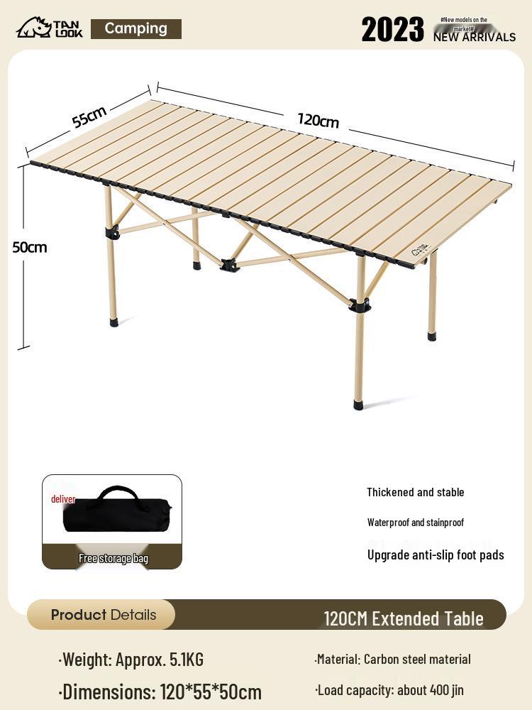 Portable Ultra-Light Folding Camping Chair with Backrest and Storage