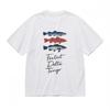Men's Breathable Slight Stretch Comfy Classic T-Shirt Fish Graphic Design Tee