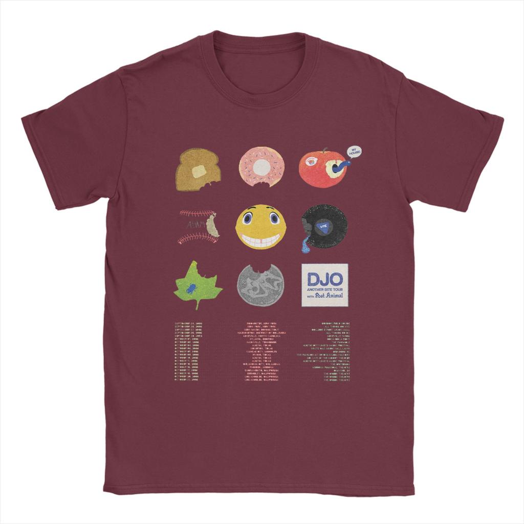 Vintage Djo Apple TShirt for Unisex Crewneck Cotton T Shirts Short Sleeve Tee Shirt Classic Clothing