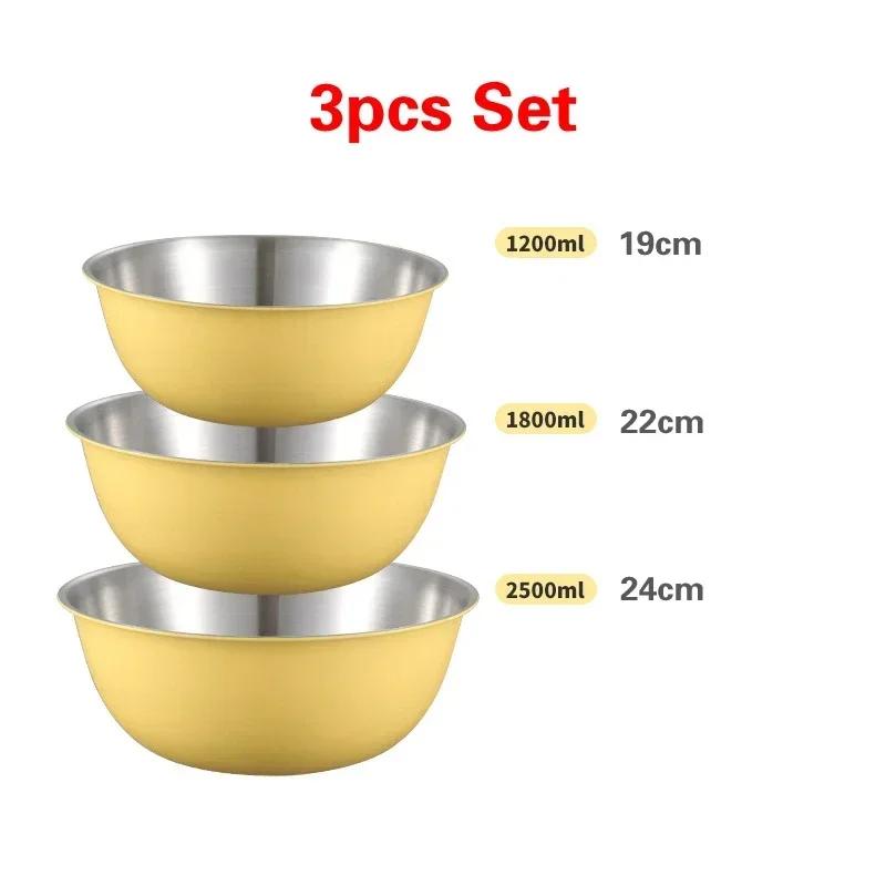 304 nerezová ocel mísa na ovoce Mísicí mísa Koš na mytí a odvodnění zeleniny mísy Domácí Kuchyňská Mísa na vejce