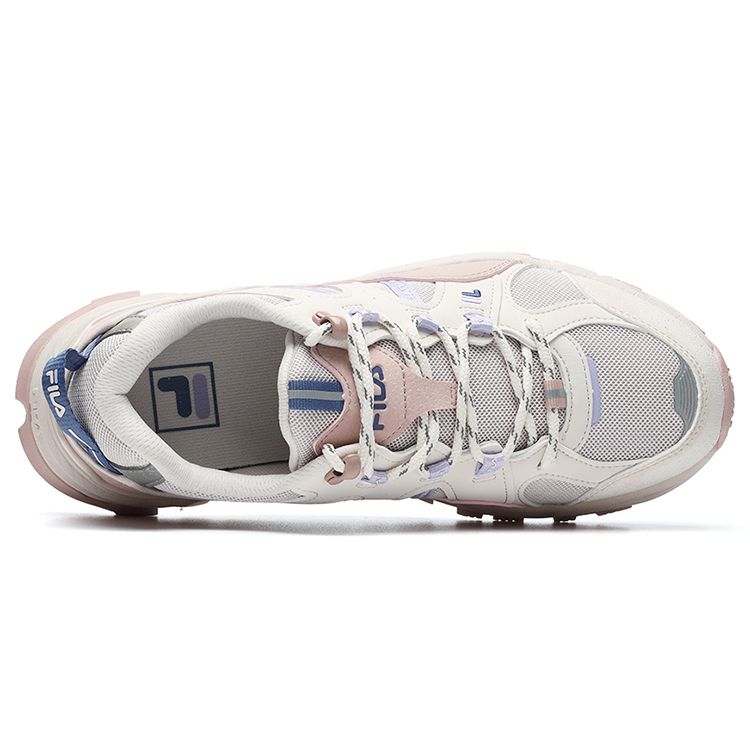 Fila Fashion Sneakers Outdoor Sports Fabric Synthetic Leather Low Top Casual Running Shoes Women Sneakers Pink F12W144127FPR