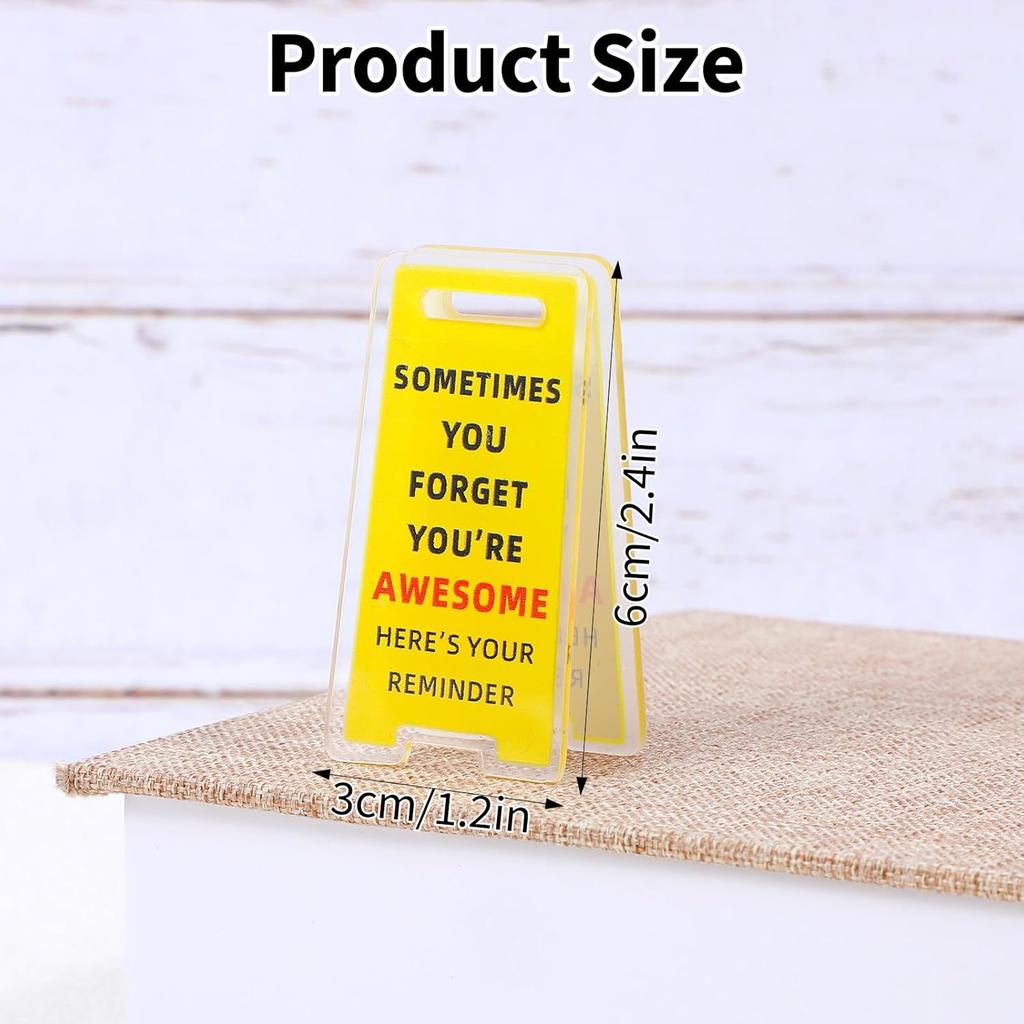 10Pcs Funny Sticky Note Holder Funny Desk Signs Office Decor for Coworkers Desk Signs Mini Office Supplies Cute Employee Team Gifts Decorations