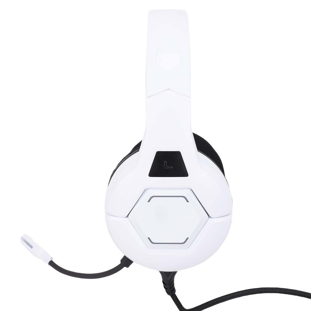 3.5mm Gaming Headset with Directional Microphone, Over Ear Game Headset with RGB Lighting, Volume Control for Smartphone, Laptop, Desktop PC, Gami