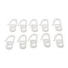 50pcs Curtain Folding Hooks Window Curtain Hanger Hanging Hook Strong Tension Clip Holder Poles Tracks Household Accessories