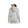 Nike Logo Printed Zip-Up Hoodie Women Hoodies Gray DQ5472-063
