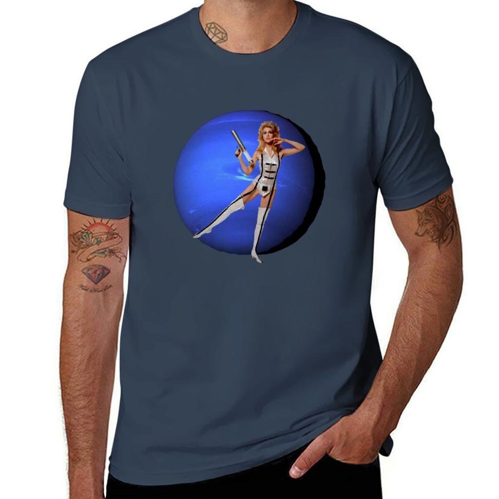 Barbarella Protects Neptune Tshirt Sports Basic Short Sleeve Tshirt