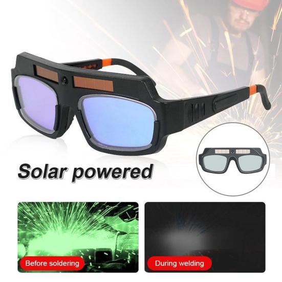 Schweißbrille Solar Schweißbrille UV-Beständig Blendschutz Echte Farbe Augenschutz Automatisch Abdunkelnde Sicherheitsbrille