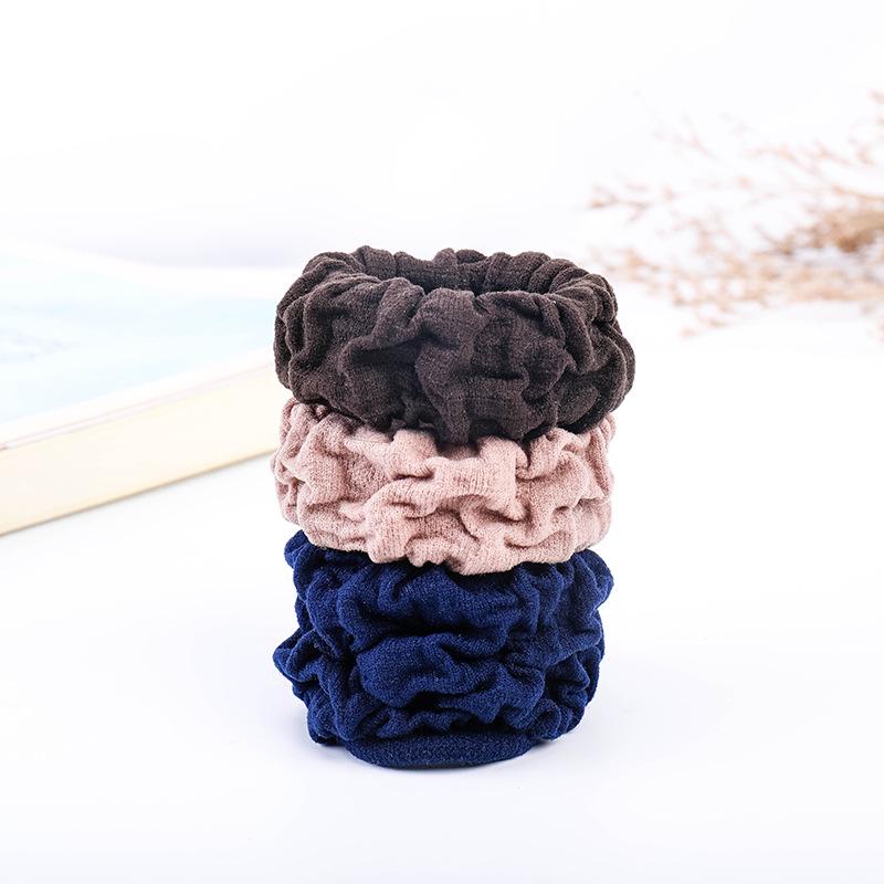 3-Piece High Elastic Korean Hair Bands for Thick Hair