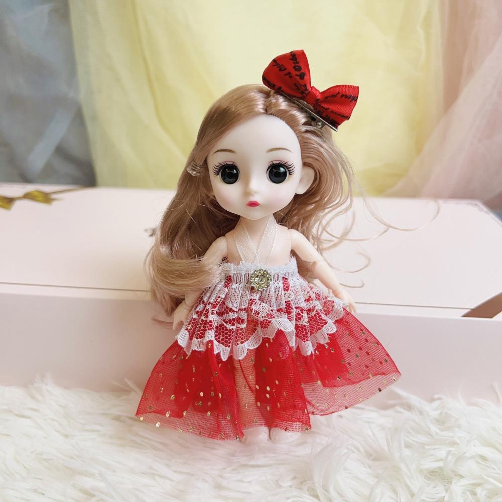 

Подвижные суставы Мини-кукла-девочка Реалистичная Подвижные суставы Мини-кукла-девочка Имитация BJD-куклы Игрушки для девочек Style 11