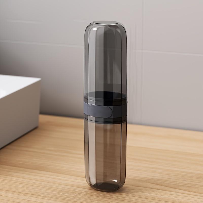 

1 шт. Портативный дорожный стакан для полоскания рта, контейнер для зубной щетки, прозрачный набор туалетных принадлежностей, коробка для хранения, предметы первой необходимости для путешествий