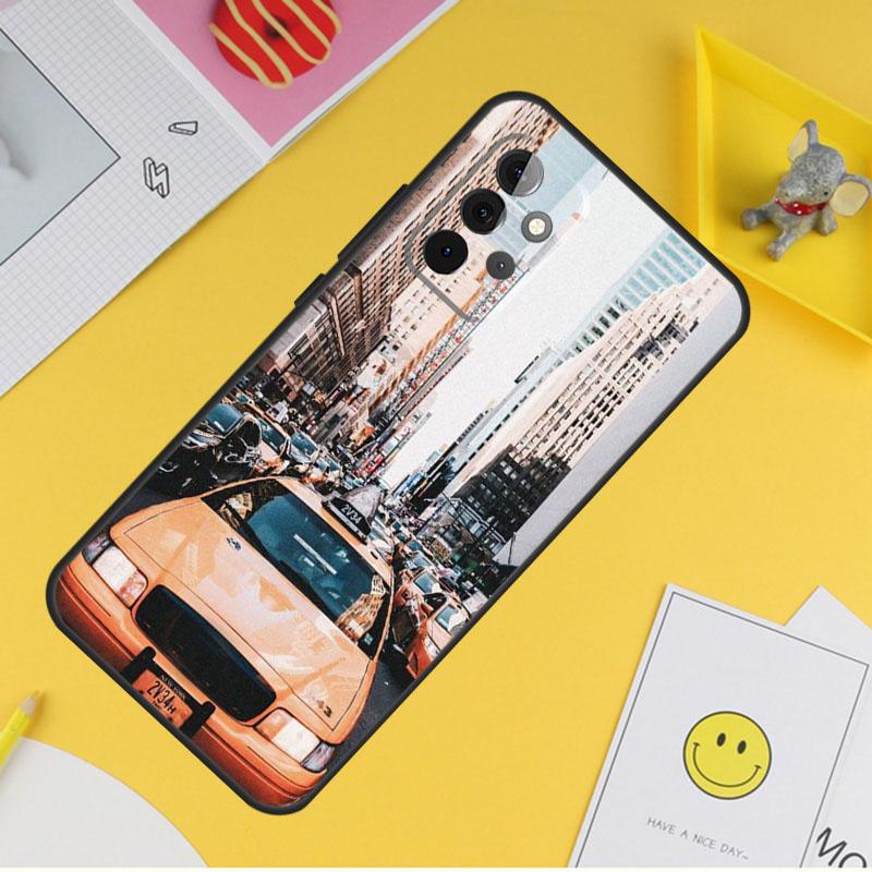 Husă de Telefon New York City Pentru Samsung Galaxy A53 A33 A13 A12 A32 A52 A14 A34 A54 A15 A25 A35 A55 A71 A51