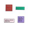 Stylish Alloy Letter Brooch Set Contemporary Geometric Enamel Pins For Wear Everyday