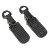 1 Pair Electric Scooter Pedals Anti Slip Folding Footrest for Electric Scooter Replacement Pedals Metal Foldable Pegs