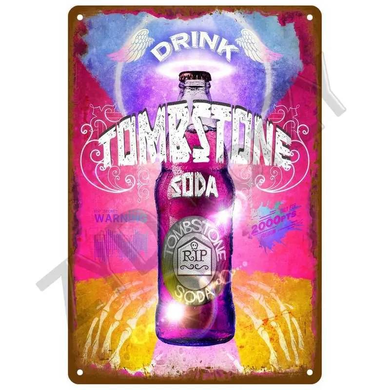 Vintage Poster Cocktail Tin Signboard Metal Signboard Decorative Wall Art Home Decoration Bar Club People Cave Iron Painting