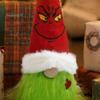 Seasonal Decorative Hanging Items Christmas Tree Green Haired Plush Ornament, Stuffed Animal Doll Dwarf Indoor Outdoor Holiday Decor Figurine, Festive