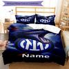 Set Biancheria da Letto Inter Milano Personalizzato con Nome 3 Pezzi Copripiumino Chiusura Include 1 Copripiumino e 2 Federe, Morbido e Confortevole per Tutte le Stagioni.