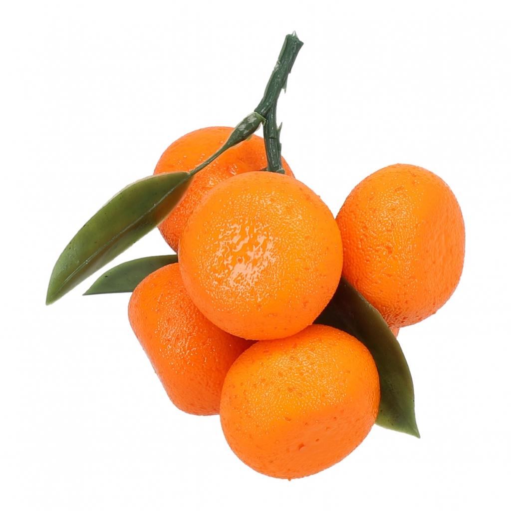 Foam Artificial Tangerine Orange Fruit Fake Decoration Display Realistic