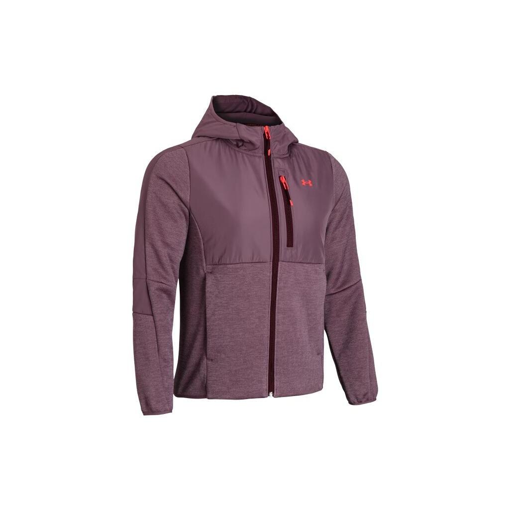(WMNS) Under Armour Essentials Swacket AMP Jacket Burgundy Women s 1382153-500 XS