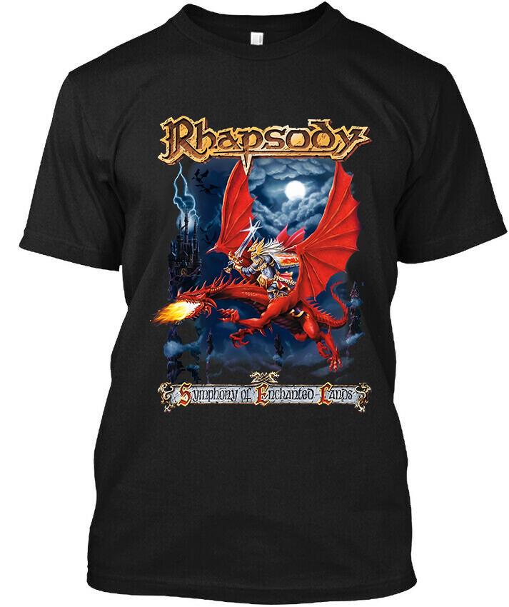NEW Rhapsody of Fire Symphony of Enchanted Lands Italy Power Music T-Shirt S-5XL XXXXL