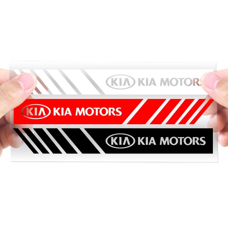 Car Rearview Mirror Vinyl Waterproof Decals Decor Rear View Mirror Sticker For Kia Rio Ceed Sportage Cerato Soul Sorento K2 K5 Flip Car Accessories