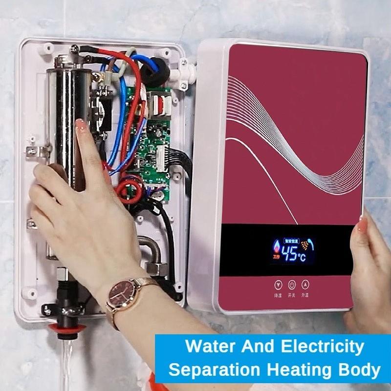 3500W/5500W High-power Instant Water Heater Constant Temperature Variable Frequency Fast Heating Small KitchenElectric Water Heater 260*160*60 M