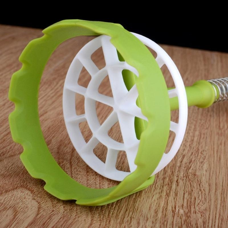 Ergonomic Vegetable Mashing Device Efficient Potato Masher with Smooth Round Holes Convenient Potatoes Crusher