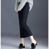 High-End Women's Autumn Winter Thickened Knitted Midi Skirt Slit Bodycon Pencil Skirt Slim-Fitting Wool Skirt