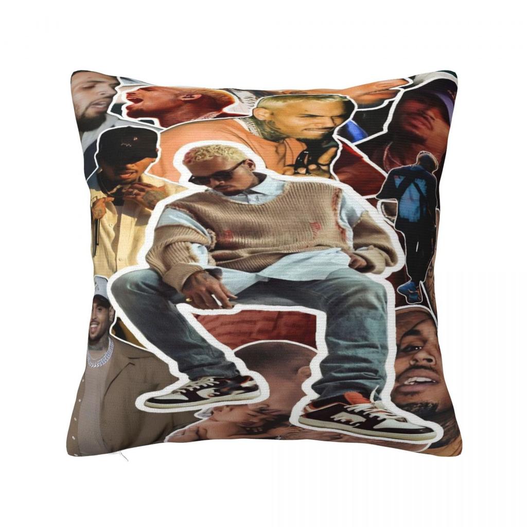 Chris Brown Breezy Bowl Xx Poster Pillow Case Funny Pillow Cover Soft Graphic Cushion Cover Pillowcases For Sofa Home Decorative