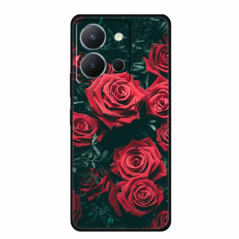 For Vivo Y36 4G Case Animals TPU Soft Cover Silicone Phone Cases For VivoY36 4G Russian Version Shockproof Protector Wolf Coque