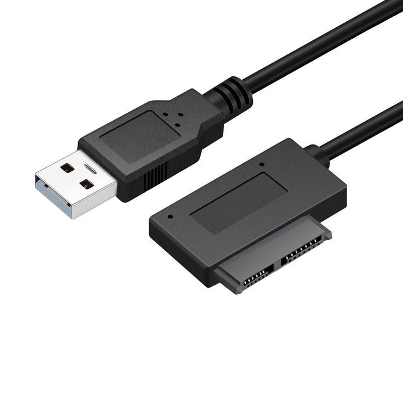 

Mini Sata to USB 3.0 7+6PIN 13Pin Adapter Converter Cable Quick Data Transfe For Laptop Optical Drive CD/DVD ROM Slimline Drive About 25cm
