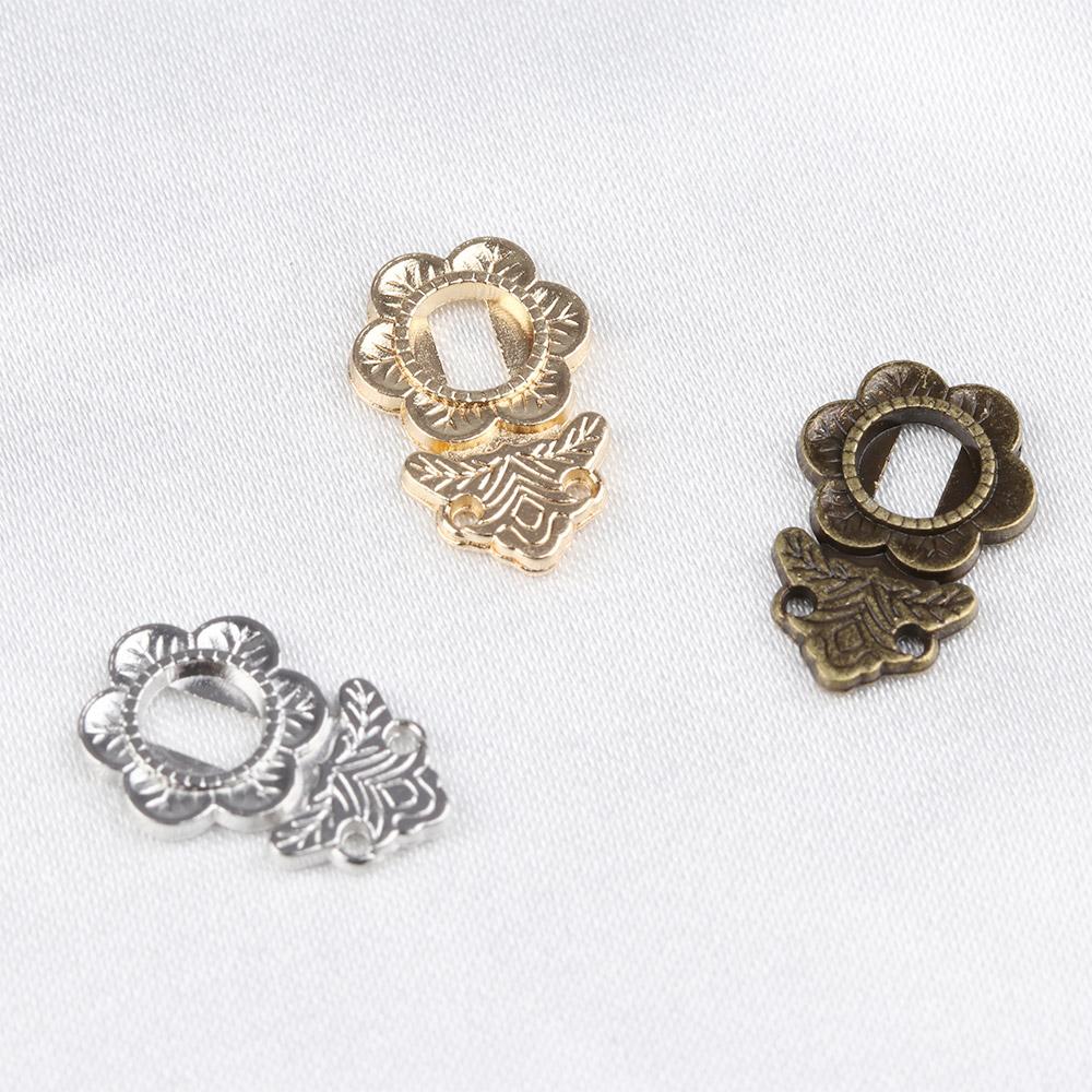 10 Sets 3 Colors Metal 18mm Diy Dolls Buttons Belt Buckle Shoes Accessories Doll Bags Buckles