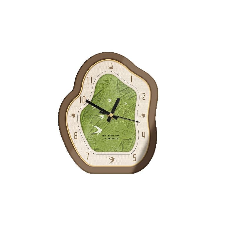 

Chinese-style Flying Bird Living Room Clock Ornament Retro Table Clock Decorative Painting Home Quality Decorative Accessories