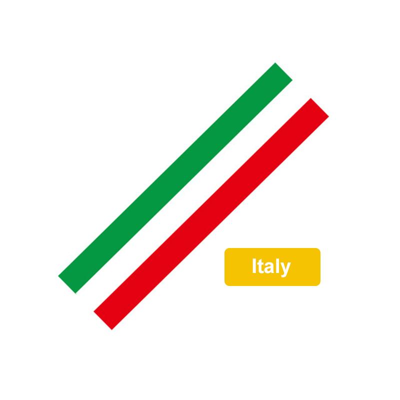 Pesonalized Car Sticker BMWColored Germany Italy Franch Spain National Flag Sticker Steering Wheel Stickers Grille Stickers