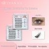Yiyan Na Self-Adhesive Fox Eye False Eyelash Segments: Lightweight, Movable, No Glue Needed