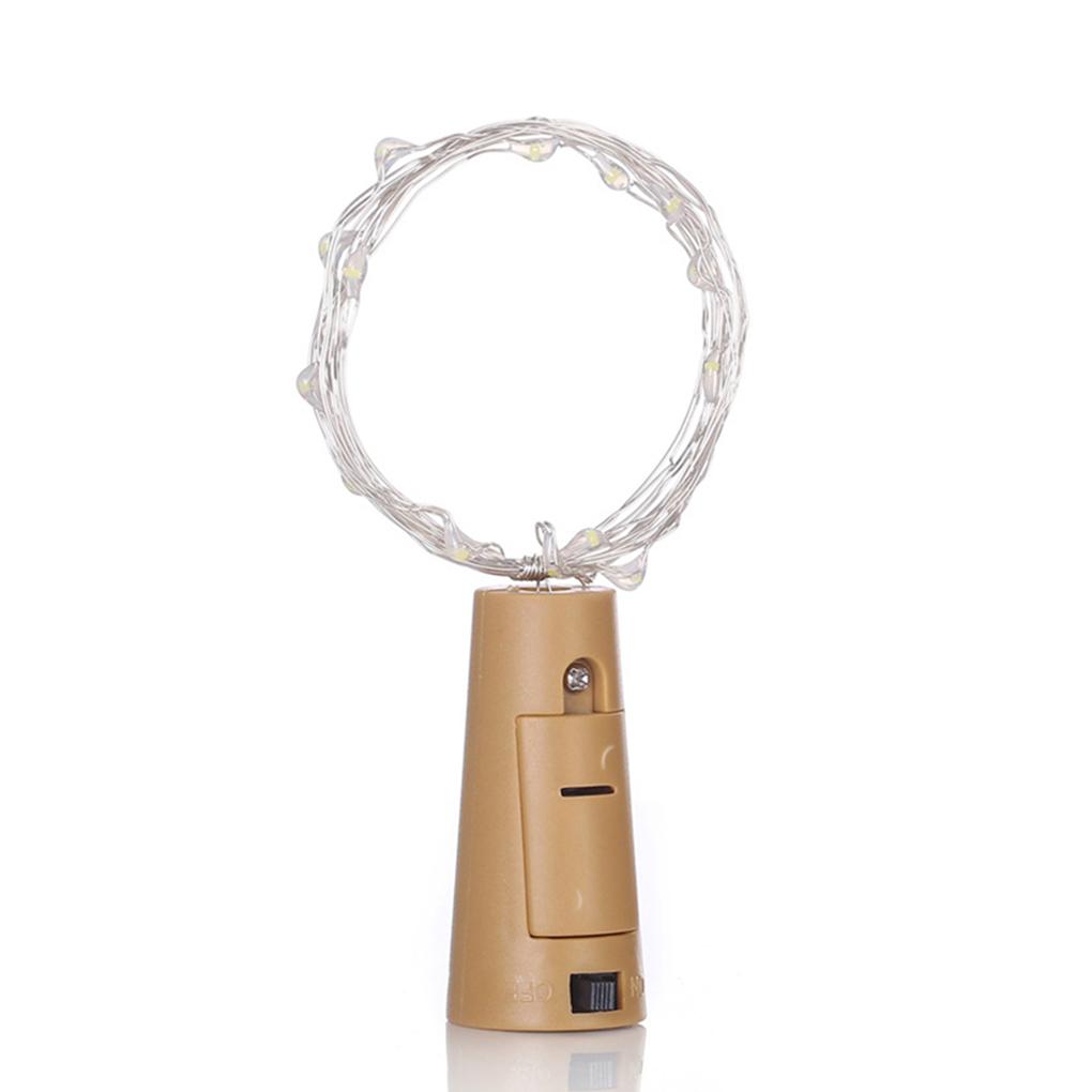 

Fairy LED String Lights Christmas Wine Bottle Stopper Wedding Party Lamp