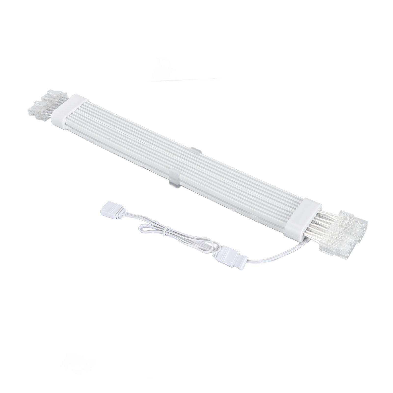 

ARGB Power Supply Cable 2x8P Male To Female 18AWG 19x0.235 345mm Silver Plated Wire ARGB Graphics