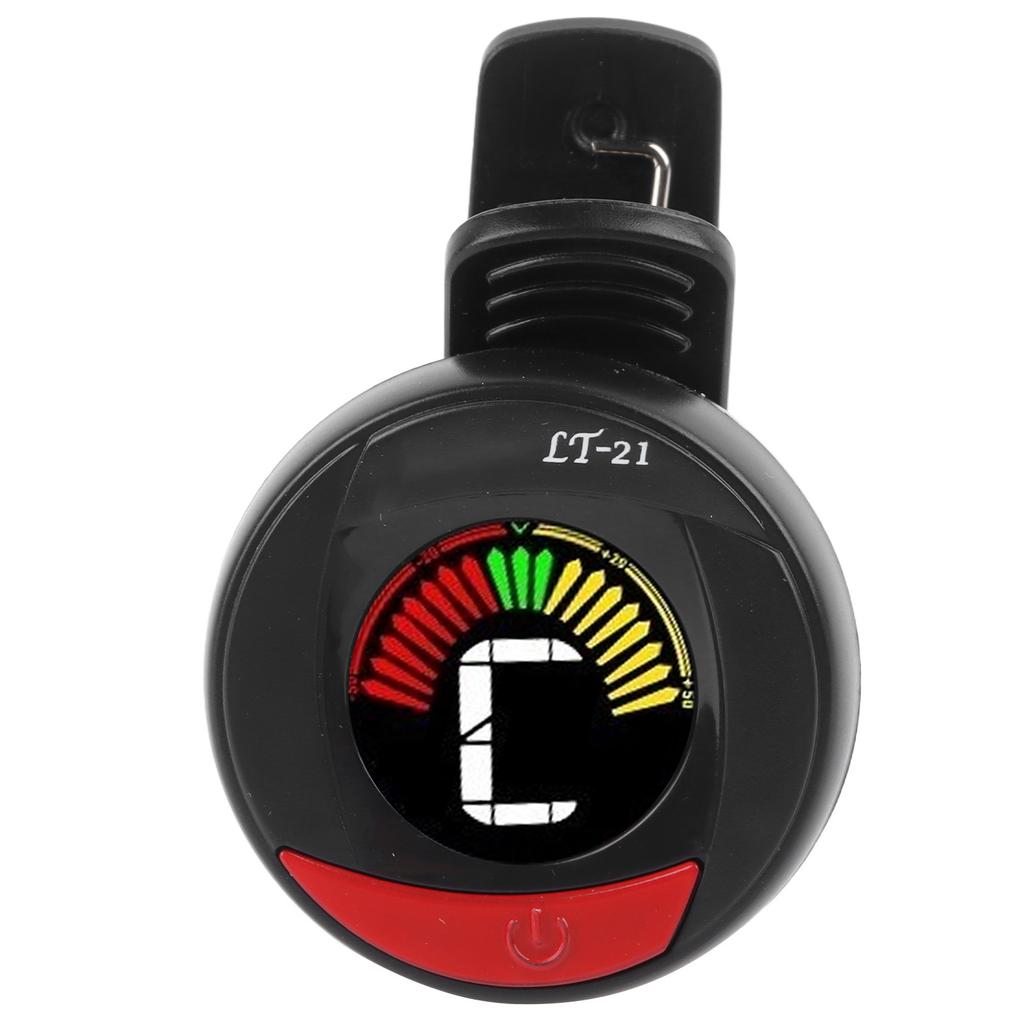 Guitar Tuner Black Professional Digital Electronic Clip On Guitar Tuner with Color Display Screen
