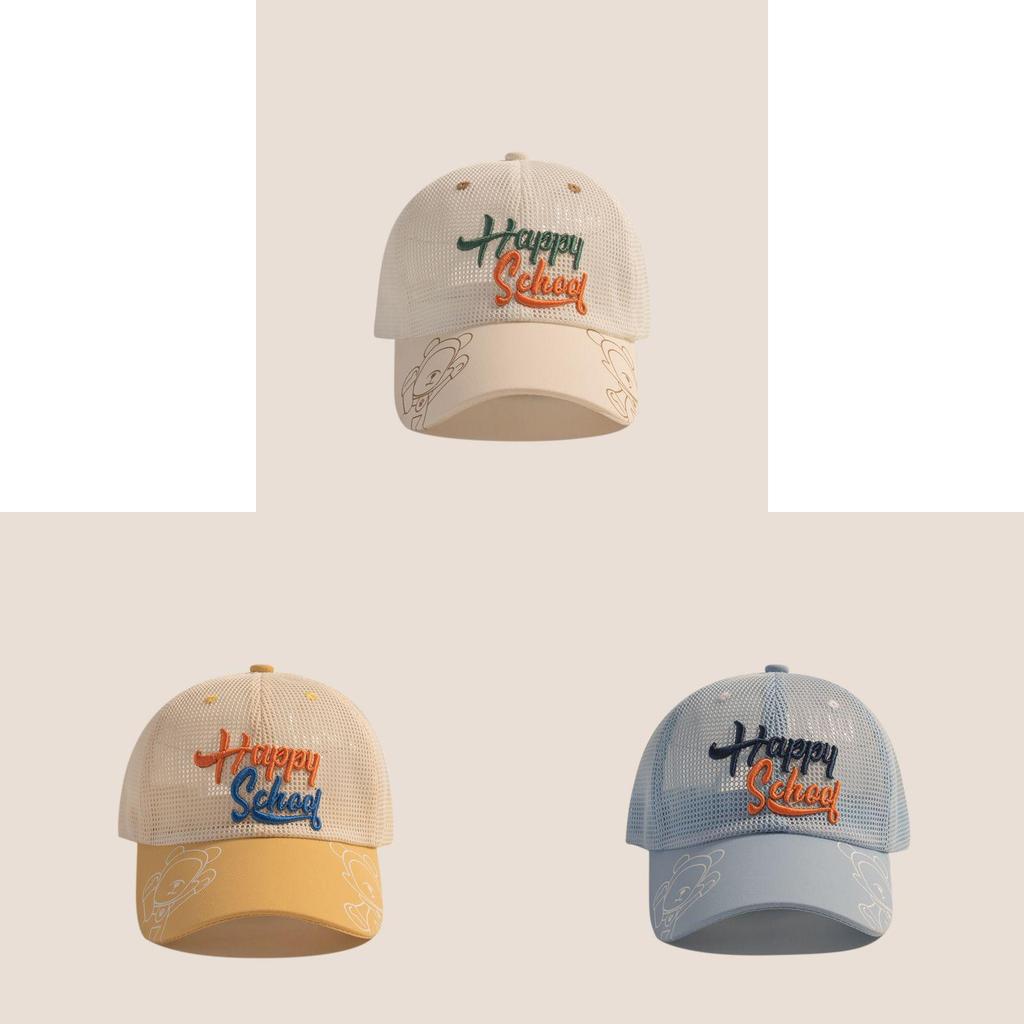 Childrens Summer Mesh Sun Hat With Wide Brim For Outdoor Play