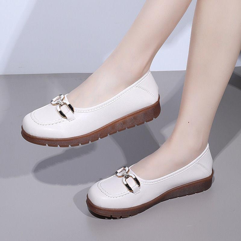 2025 new women moccasins with metal slip on loafers for ballet flats women's casual sneakers casual shoes zapatos mujer