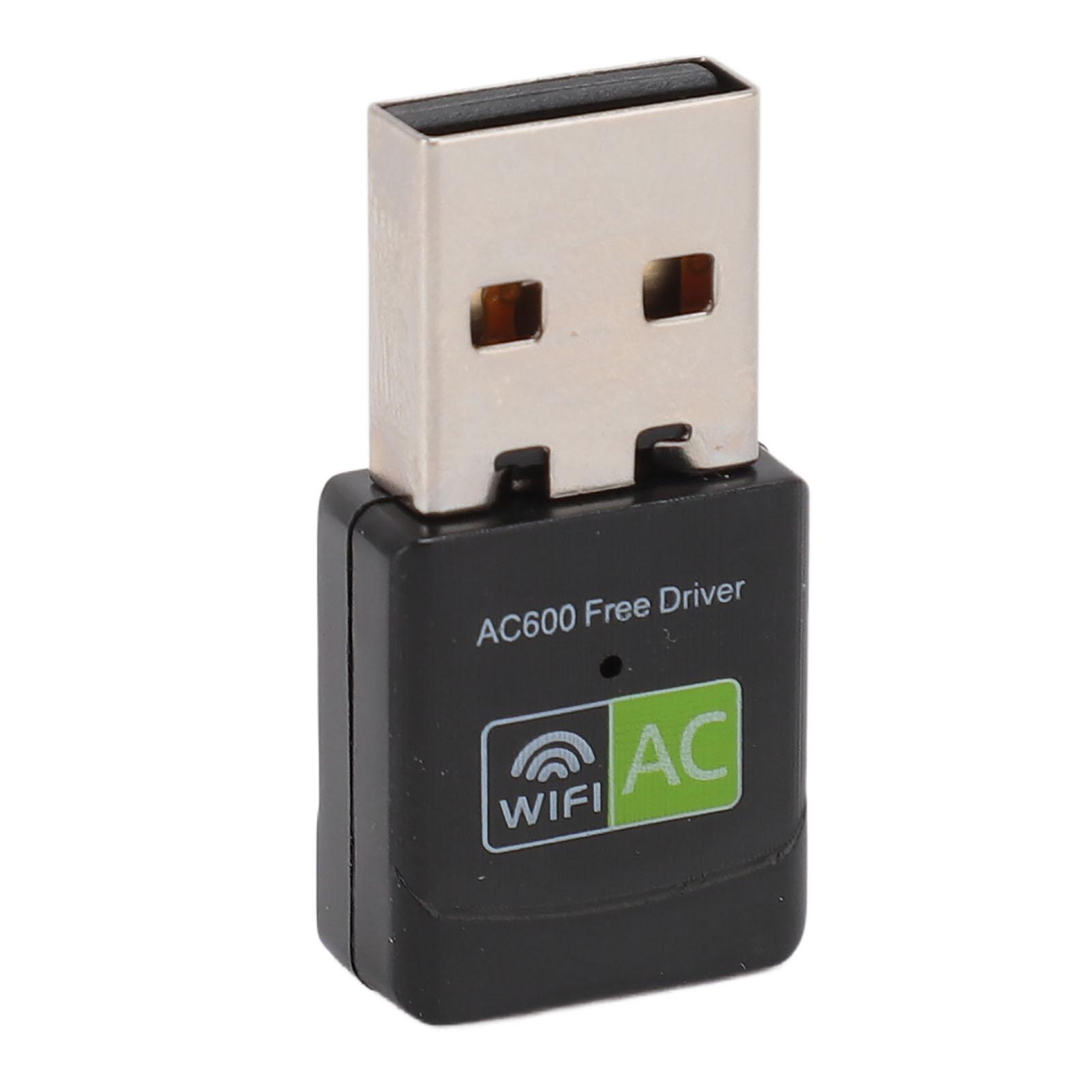 

USB WiFi адаптер для ПК 600 Мбіт/с 2,4 ГГц 5 ГГц Дводіапазонний бездротовий мережевий трансивер Підтримка режиму AP USB