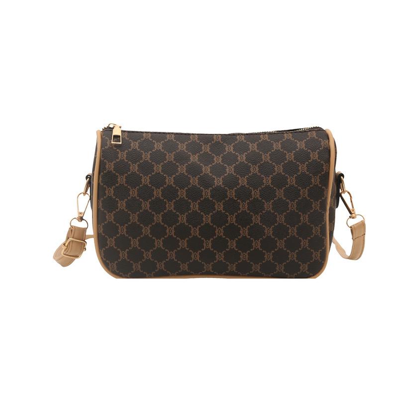 Sac taie d'oreiller imprimé - sac à bandoulière unique élégant, polyvalent, simple et décontracté