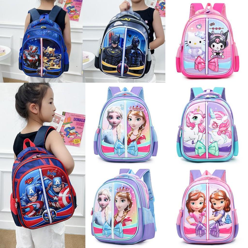 Zaino Scolastico Cinnamoroll per Bambini in Tessuto Oxford Leggero per l'Uso Educativo dei Piccoli