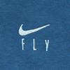 Nike Sweatshirts Women's Blue Hooded Moderate Regular DA6484-457