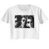 The Police Brittish Rock Band Black & White Shades Pic Women's Crop Top T Shirt