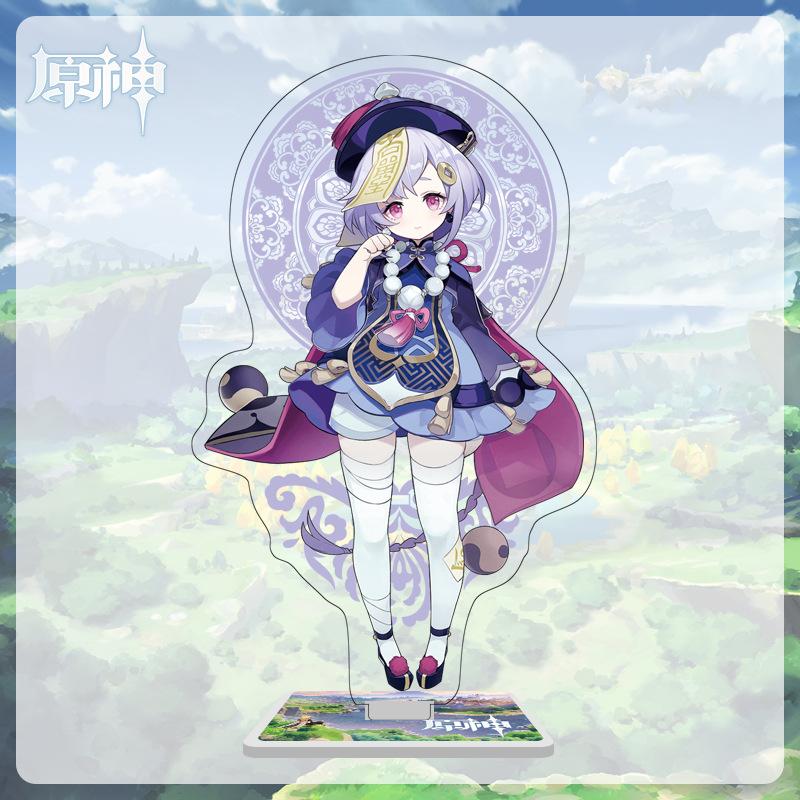 16cm Height Acrylic Large Stand-up Display Featuring Characters From Mondstadt and Liyue In Genshin
