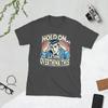 Funny Overthinker T-Shirt and Kids Shirt – Retro Comic Style Tee for Anxious Minds – “Hold On Let Me Overthink This” Shirt and Kids Shirt