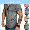 Mens Fashion Casual Tops Tshirt Short Sleeve Vneck Slim Fit Muscle Shirts Tee