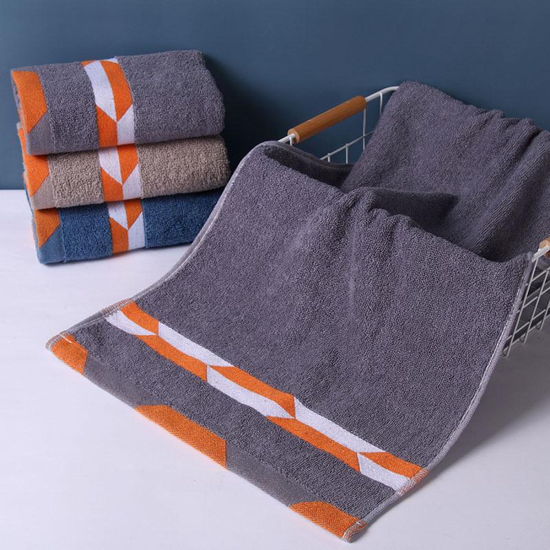 Embroidery Soft Absorbent Face Towel: Thickened Pure Cotton with Polyester Blend