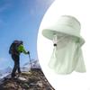 Outdoor Sun Hat Adjustable Portable with Face Covering for Mountaineering Travel